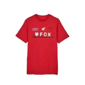 Remera Honda Wing Ss Premiun Tee 2 Hombre Roja