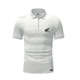 Chomba Polo Honda Alpinestars Wing Fit Blanca 2025
