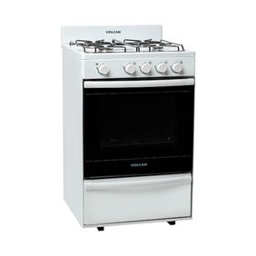 Cocina VOLCAN Multigas 55Cm Blanca 4 Hornallas 87644VM