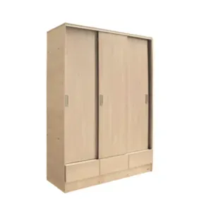 Placard PLATINUM Max 3 Puertas Corredizas 3 Cajones con Correderas Savanna 63317