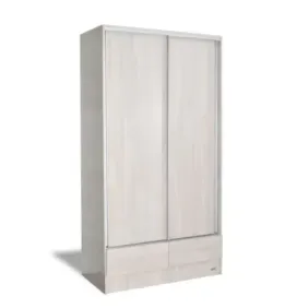 Placard PLATINUM Premium 2 Puertas Corredizas 2 Cajones con Correderas Gris Andino 63409