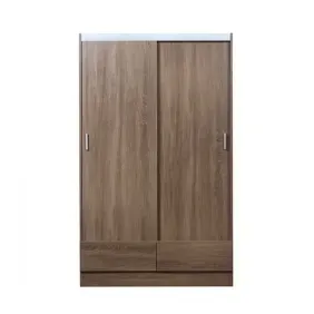 Placard RICCHEZZE Tana Plus 2 Puertas Corredizas 2 Cajones Moccha 190X113X54  34831533