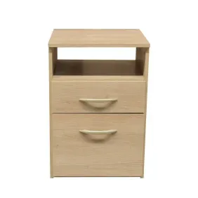 Mesa De Luz Platinum 1 Puerta 1 Cajon 1 Estante Savanna 96207