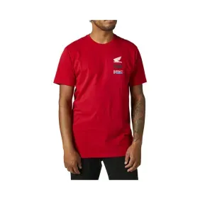Remera Honda Wing Ss Premium Tee Hombre Roja