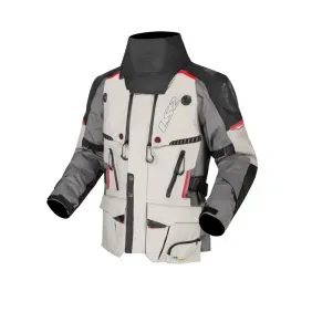 Campera Ls2 Cordura Apollo Hombre Gy Bk Rd