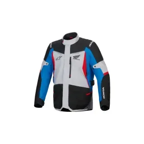 Campera Cordura Honda Alpinestars Waterproof St 1 2025 Gris Azul Hombre