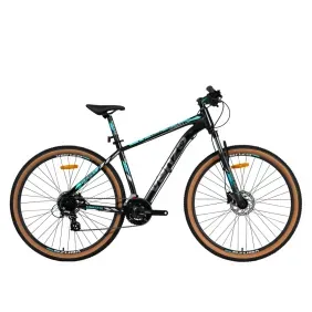 Bicicleta MTB VENZO Thorn Shadow 2.4 R29" Negra Teal