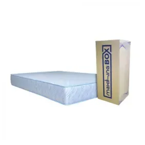 Colchon Maxiking En Caja Espuma 90Kg Dens Alta 80X190X22 Tejido De Punto 11800