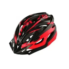 Casco VENZO Vuelta Negro Rojo
