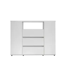 Arcon Multifuncion Platinum 2 Puertas 3 Cajones con Corr y 5 Estantes Blanco 260603