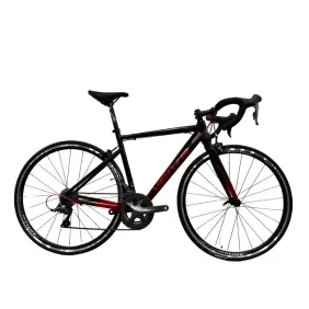 Bicicleta Ruta VENZO Phoenix 700C Negro Rojo
