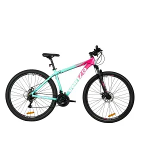 Bicicleta MTB VENZO Ahead 2.1 R29" Teal Rosa