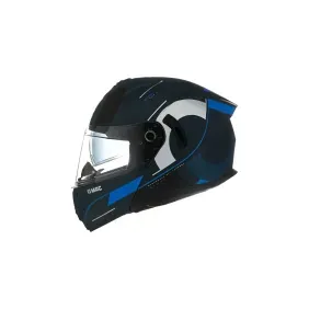 Casco Rebatible MAC FF166 Blaze Tramak Negro Azul Mate