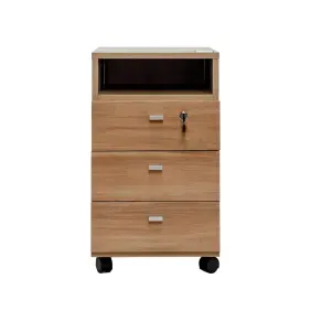 Archivero PLATINUM 525 con Ruedas Acasia 52510