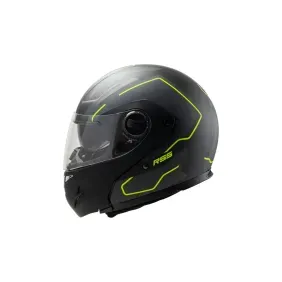 Casco Rebatible HAWK RS5 Resistance Negro Fluo Mate