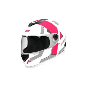 Casco Integral HAWK RS1F Blanco Fucsia Mate