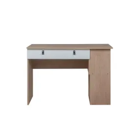 Escritorio RICCHEZZE Leggero 1 Cajon 2 Estantes 78X110X50CM Roble Kendal Natural Btx 36465827