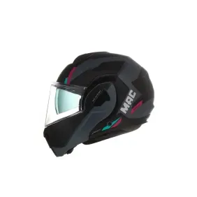 Casco Rebatible MAC FF628 Eclipse Vartell Negro Gris Rosa Mate