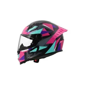 Casco Integral LS2 FF816 Cosmos Astom Negro Rosa Mate